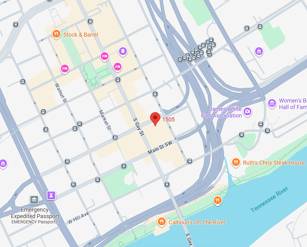 Knoxville Map